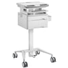 ProperAV Mobile Workstation Trolley Cart with Drawers