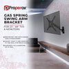 Gas Spring Swing Arm TV Wall Bracket 23'' 24" 28" 32" 37" 40" 42" 43" 46" 49" VESA Max 400x400