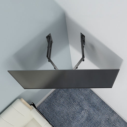 Heavy Duty Swing Arm TV Corner Wall Bracket 23" 24"28" 32" 37" 40" 42" 43" 46" 50" 55" VESA Max 400x400 Black