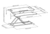 Work Proper: Ergonomic Sit-Stand PC Desk | Two Tier
