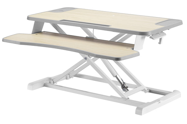 Work Proper: Ergonomic Sit-Stand PC Desk | Two Tier