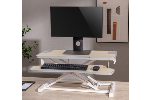 Work Proper: Ergonomic Sit-Stand PC Desk | Two Tier