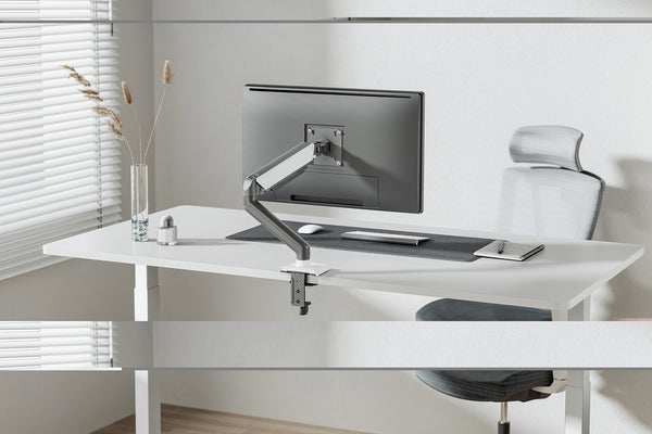 Articulated Swing Arm Monitor Mount | Single 17''-32'' - White/Grey