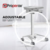 Mobile Medical Trolley Cart Pneumatic Height Adjustment