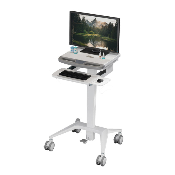 ProperAV Mobile Workstation Trolley Cart