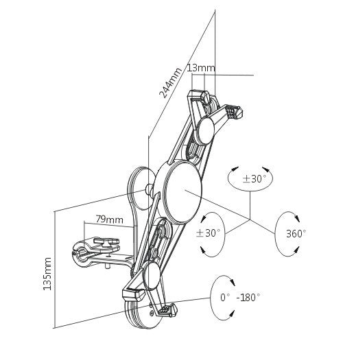Car Headrest Tablet Mount | 7" - 10.4"