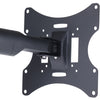 Swing Arm TV Wall Bracket 23" 24" 28"32" 37" 40" 42" 43" Tilt 20° VESA Max 200x200 Dual Pivot Black