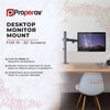 Desk Clamp Monitor Mount | Single 17"-32"