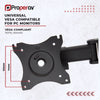 Desk Clamp Monitor Mount | Dual 17"-34"