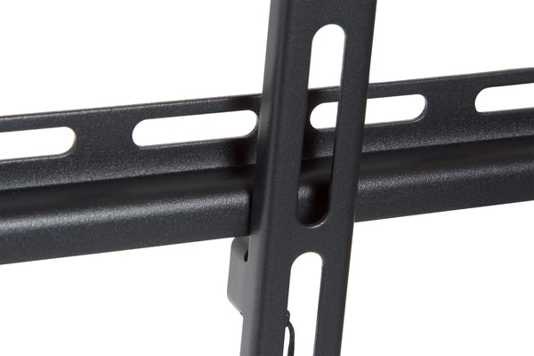 Fixed Flat Wall TV Bracket 37" 40" 43" 46" 50" 55" 60" 65" 70" 75" Tilt 8° VESA Max 600x400 Black