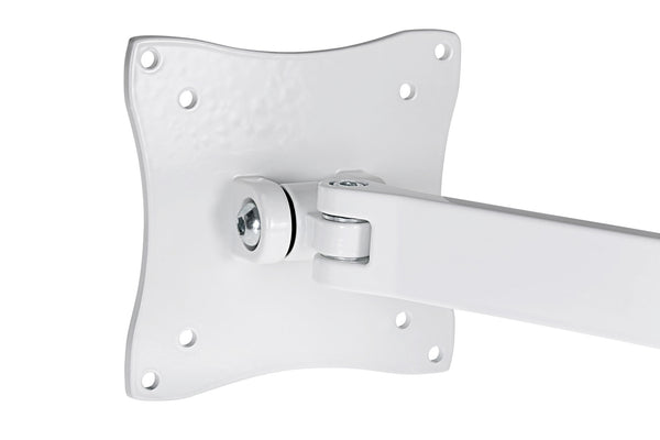 Heavy Duty Swing Arm TV Wall Bracket 13" 19" 22" 23" 24" 28" Tilt 70° VESA Max 100x100 White