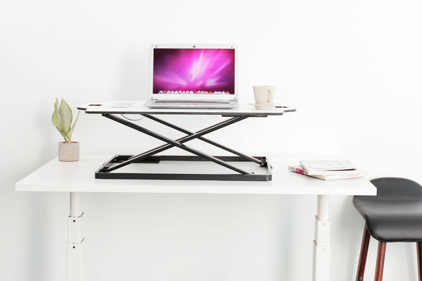 Work Proper 10: Ergonomic Sit-Stand PC Desk | One Tier - ProperAV