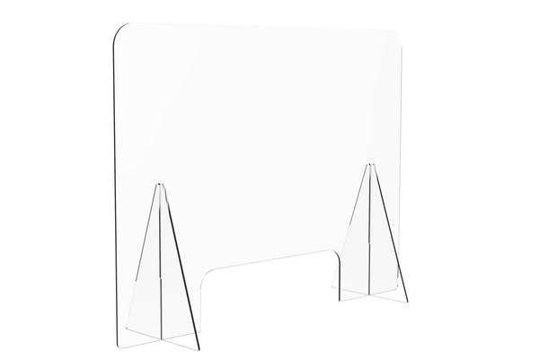 Protective Acrylic Sneeze Guard / Shield - 800x600x228mm - ProperAV