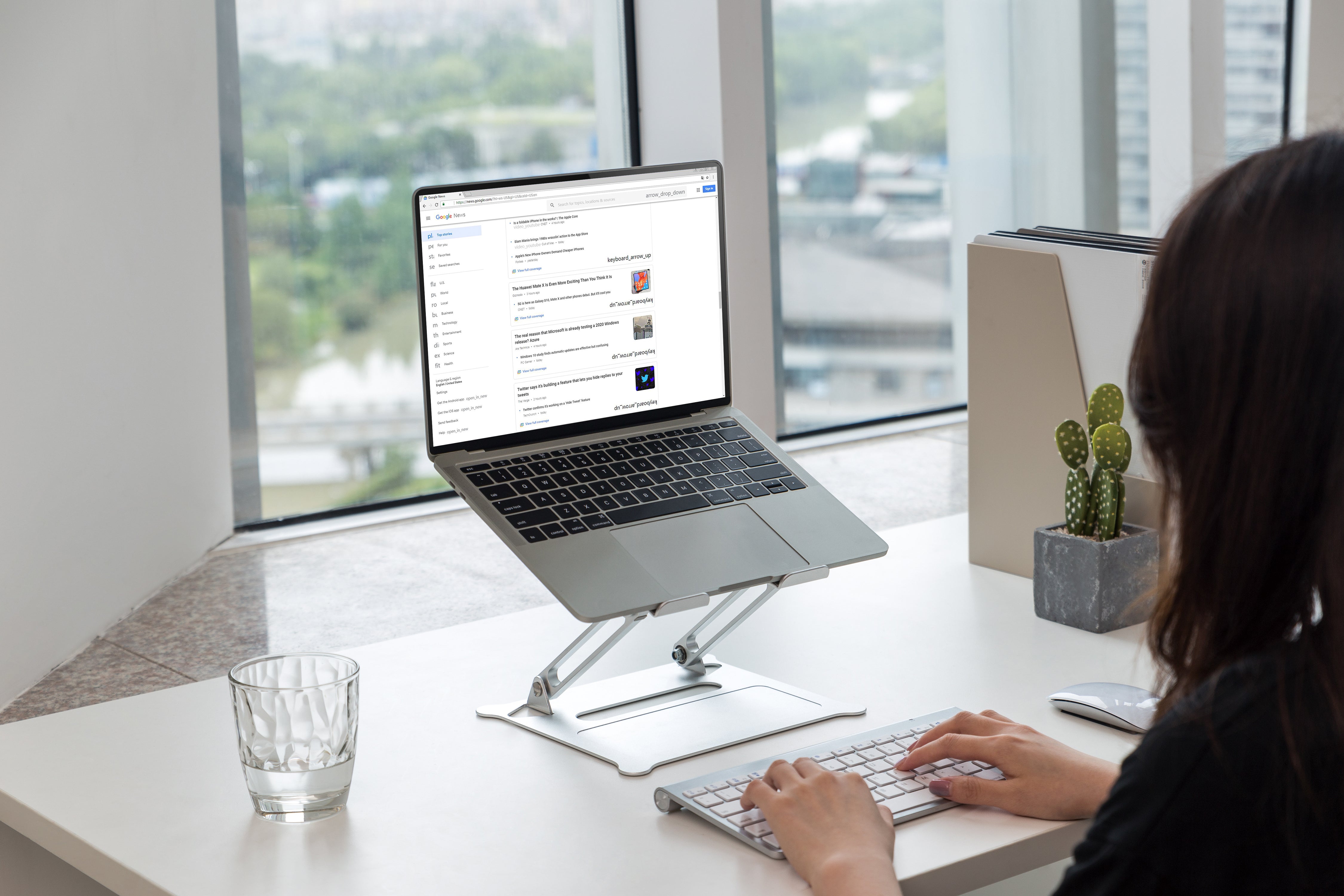 Aluminium Laptop Riser Stand