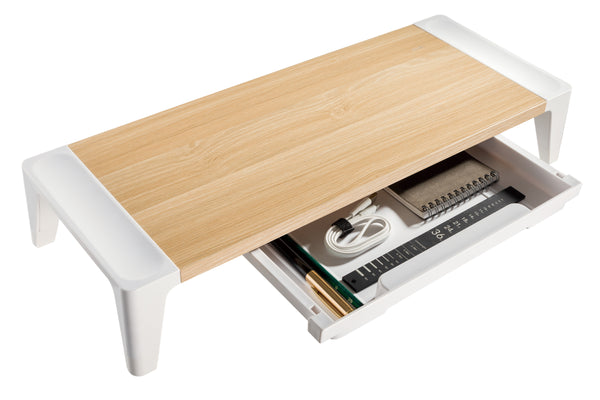 Adjustable Laptop Desk with Drawer - ProperAV