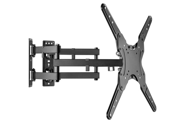 Heavy Duty Swing Arm TV Corner Wall Bracket 23" 24"28" 32" 37" 40" 42" 43" 46" 50" 55" VESA Max 400x400 Black