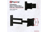 Heavy-Duty Swing Arm TV Bracket (Black) | 13"-28"
