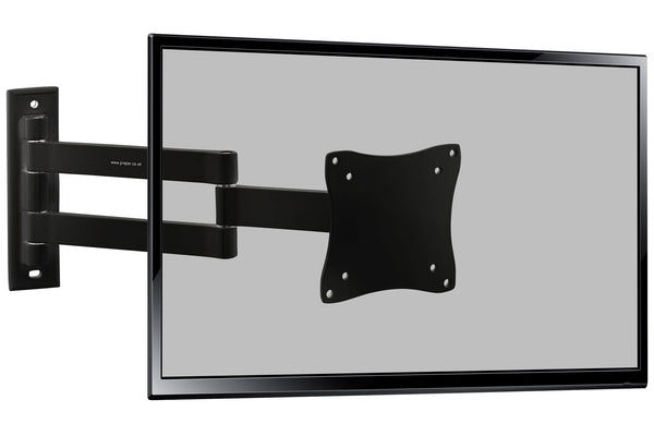 Heavy-Duty Swing Arm TV Bracket (Black) | 13"-28"