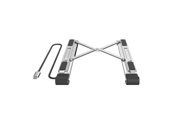 Folding Laptop Stand with 100W PD USB-C / USB-A Charging Hub - ProperAV