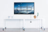 Fixed Flat Wall TV Bracket 37" 40" 43" 46" 50" 55" 60" 65" 70" 75" Tilt 8° VESA Max 600x400 Black