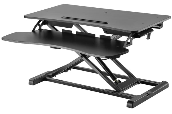 Work Proper 15: Ergonomic Sit-Stand PC Desk | Two Tier - ProperAV